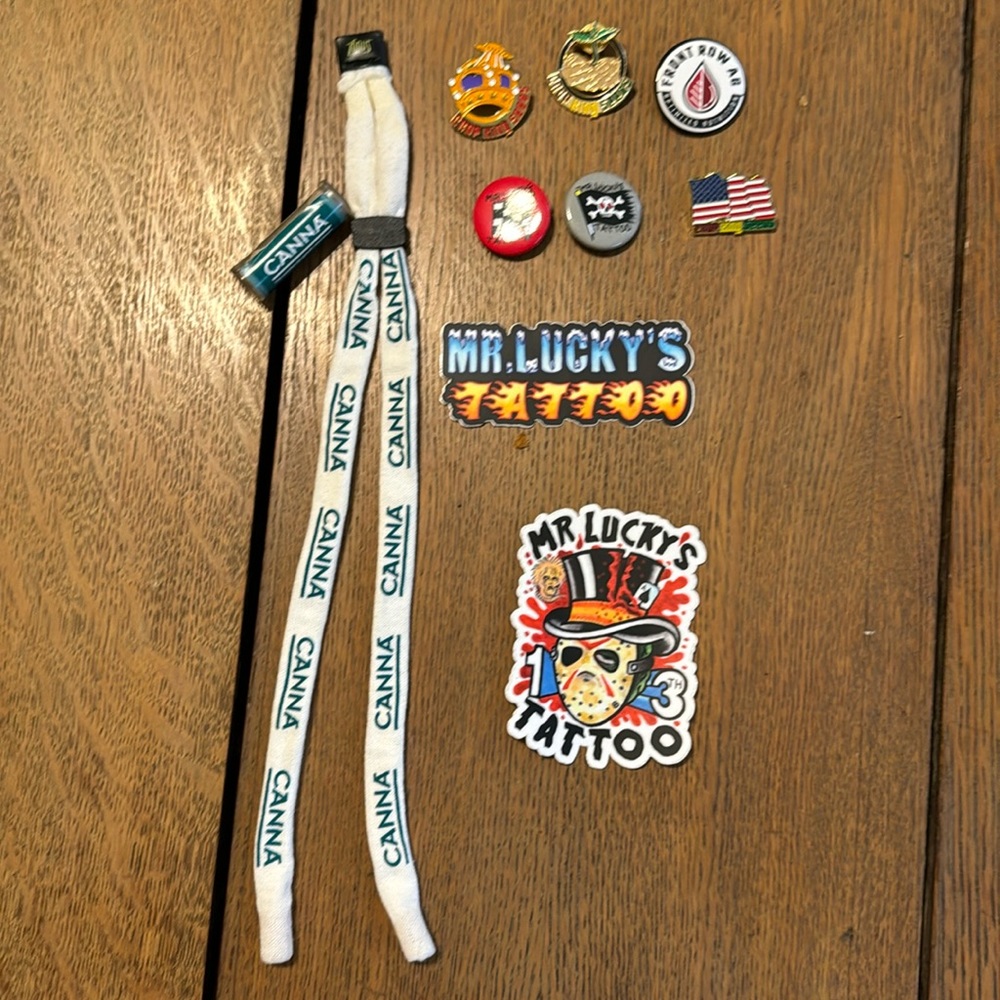 Collector Pins Stickers and other